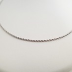 FJewelryProducts | Stainless Rope Chian 45cm 【SILVER】 | ステンレス 金属アレルギー対応 ネックレス 【f-n-023sv-45】
