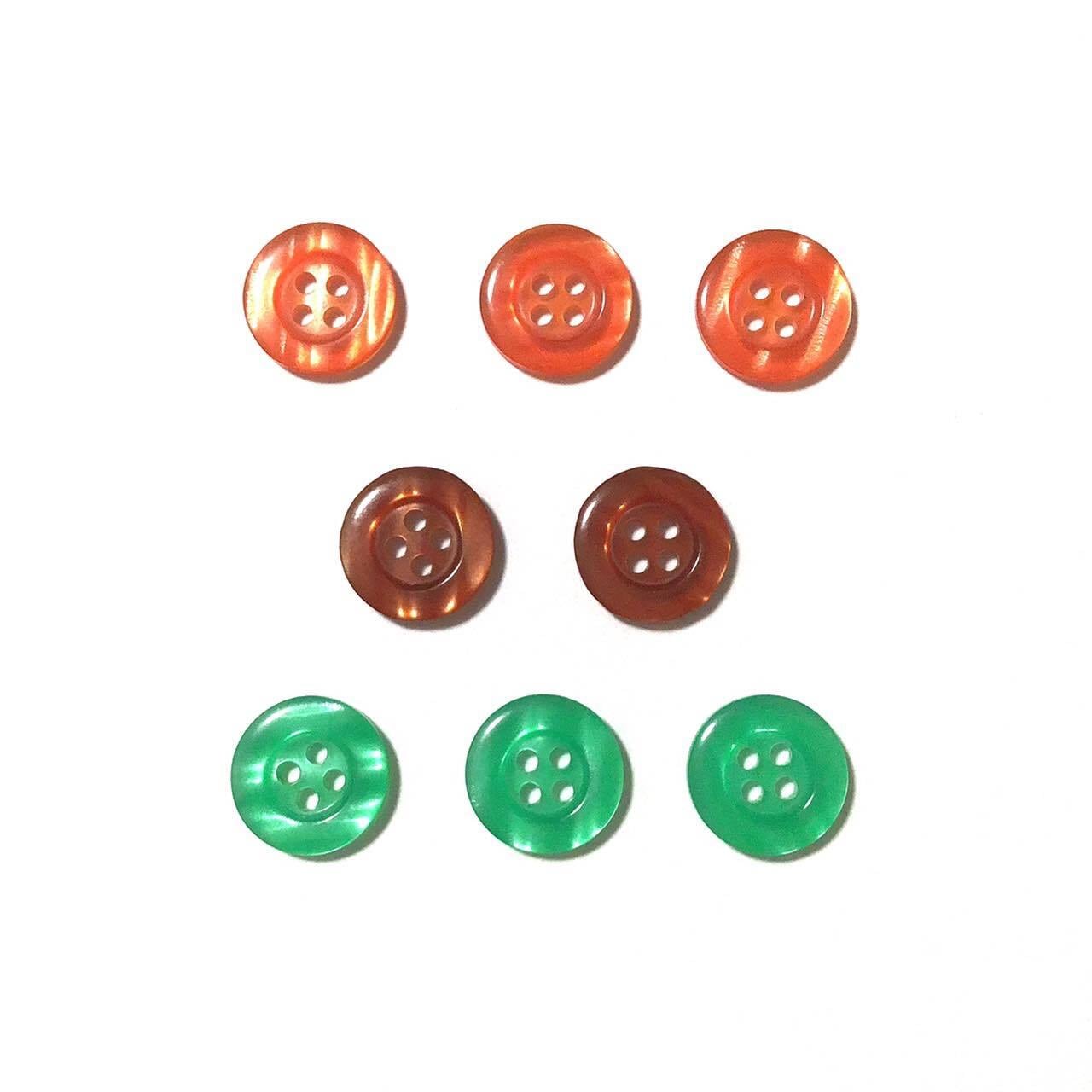 4つ穴ボタンアソートパック（8p） | Dua-アクセサリーパーツショップ