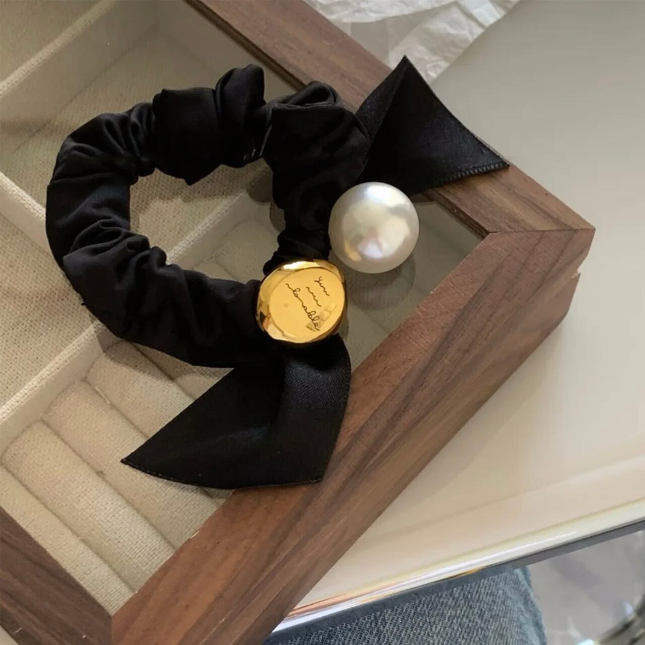 Pearl Scrunchie【パールシュシュ】