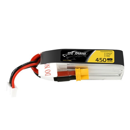 TATTU 450mAh 3S 75C XT30 Long-Pack battery