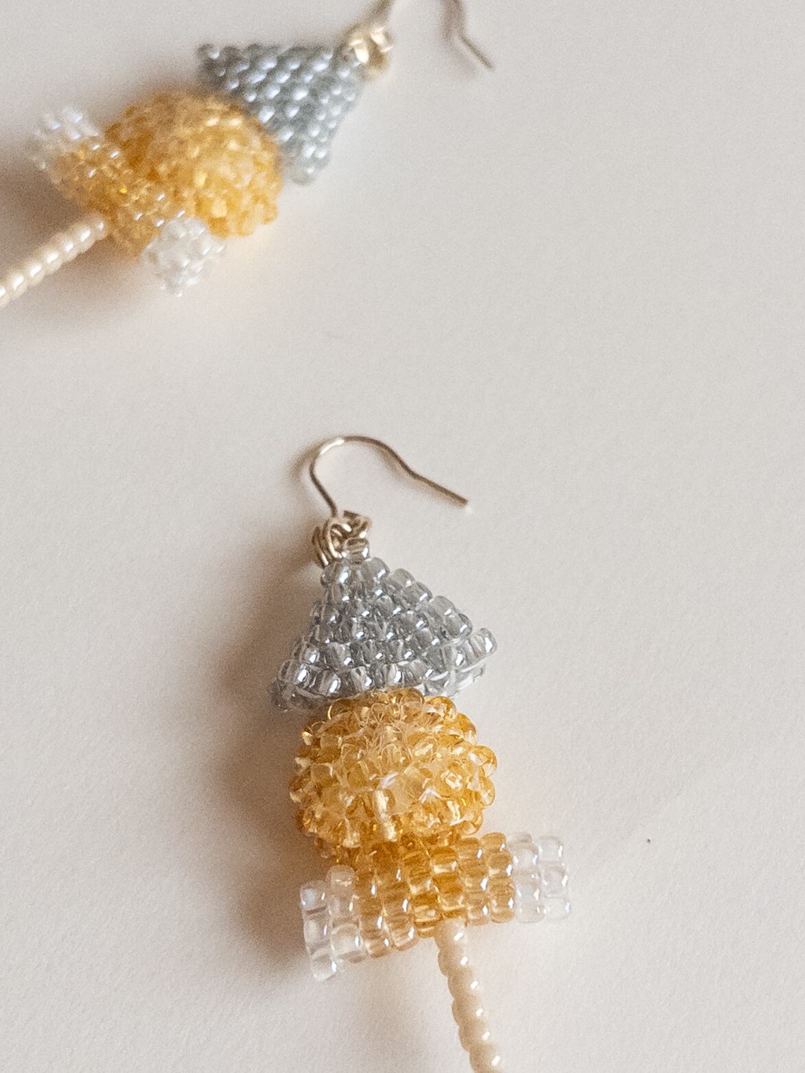 おでんのビーズステッチピアス＆イヤリング | うさのひみつきち