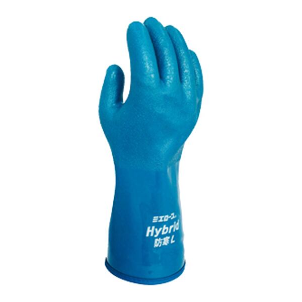 ハイブリッド防寒 5双 S M L LL mci とろけるほどのしなやかさ！ 保温性抜群 起毛付き 作業用手袋 ミエローブ