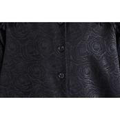 ローズ柄 イレギュラーヘム ワンピース 00025