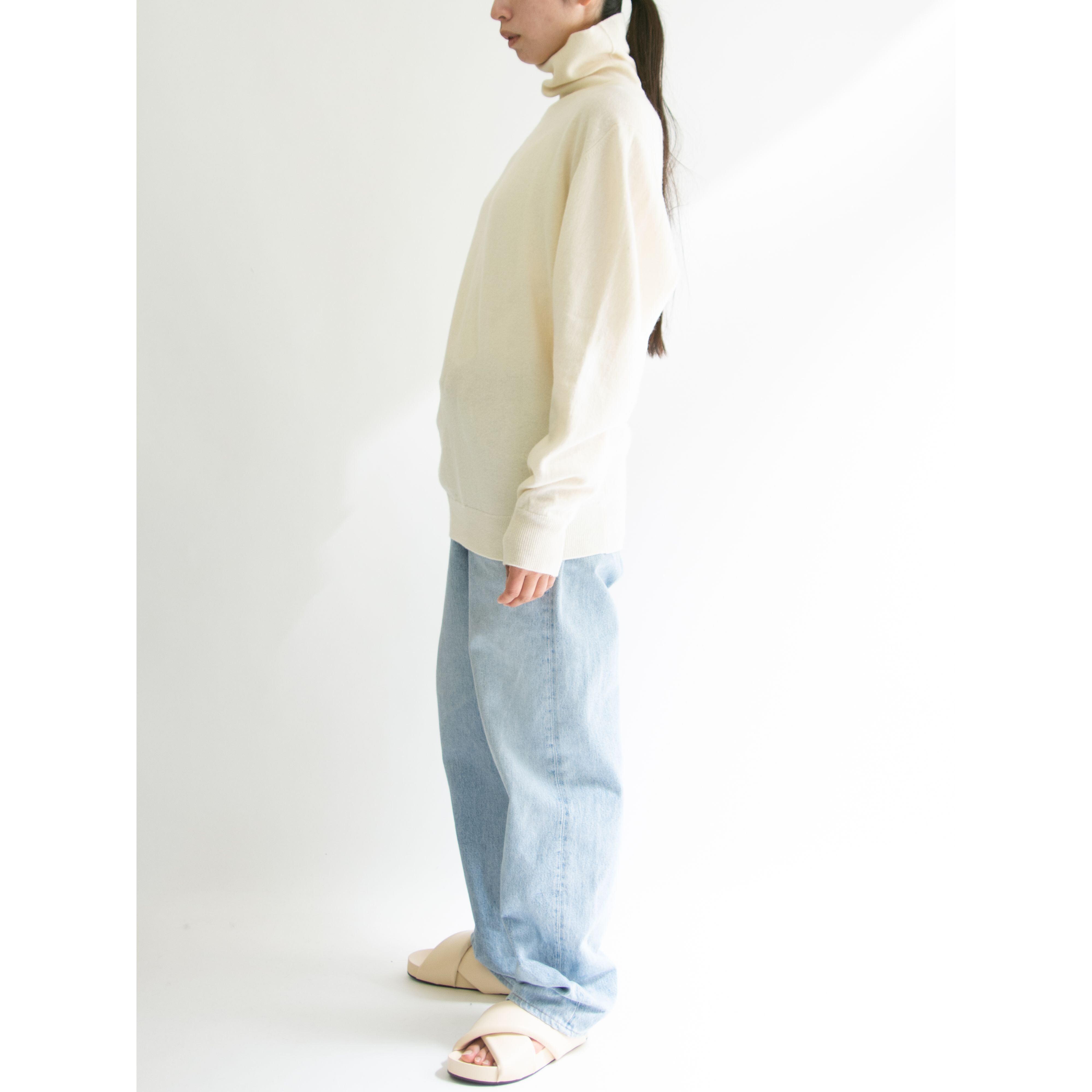 【BRAEMAR】Made in Scotland Wool High Neck Sweater(ブレーマー スコットランド製 ハイネックセーター タートルネックニット)