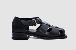 【Royal】BANDUNG 2(Dua) - Cow Leather [Natural Black]