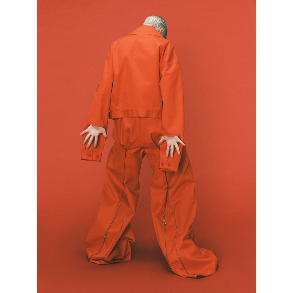 FUMITO GANRYU Red Label × Dickies Reverse Baggy Chino Pants