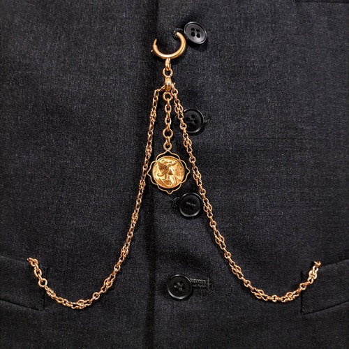 Antique Hermes Double Albert Watch Chain by Murat