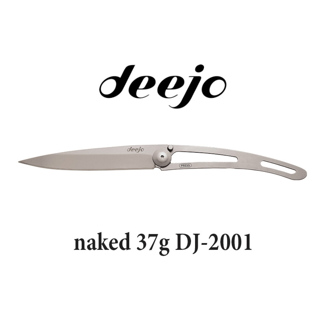 Deejo(ディージョ)　naked 37g DJ-2001 アウトドア 折りたたみ ポケットナイフ