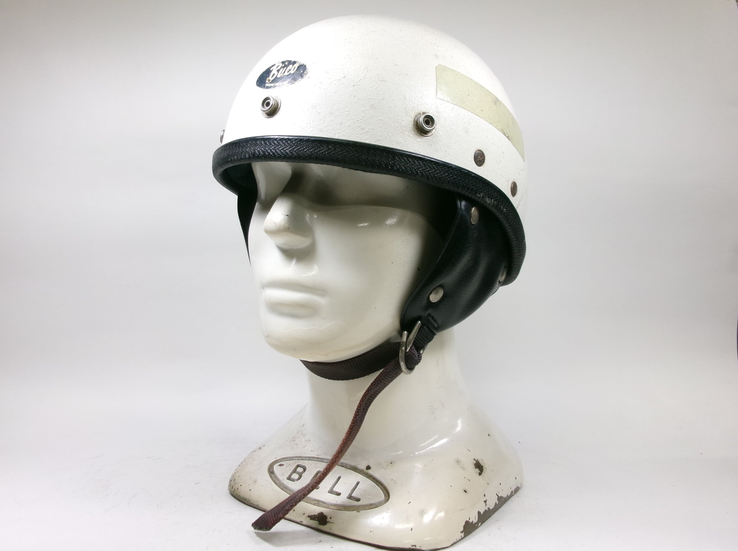 60s BELL 500TX ジェットヘルメット 目深加工済み 7 1/2 オールド