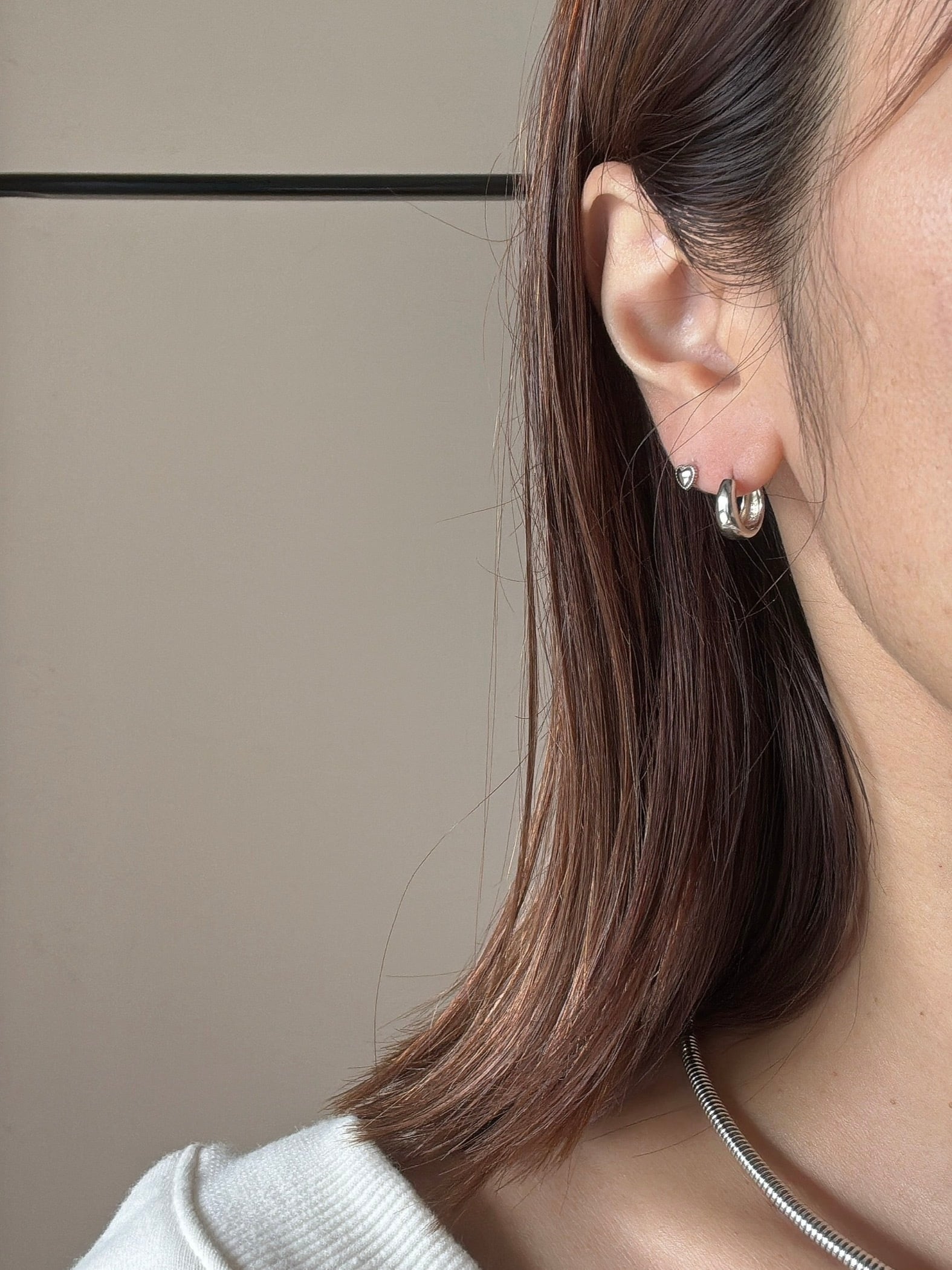 アクセサリー Petit Hoop Pierce (Silver925) petit hoop pierce | joie