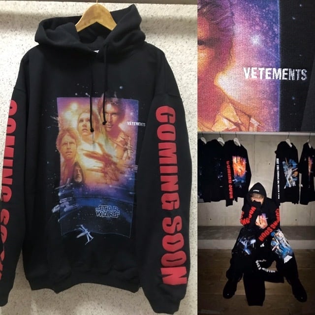 メンズvetements starwars パーカー