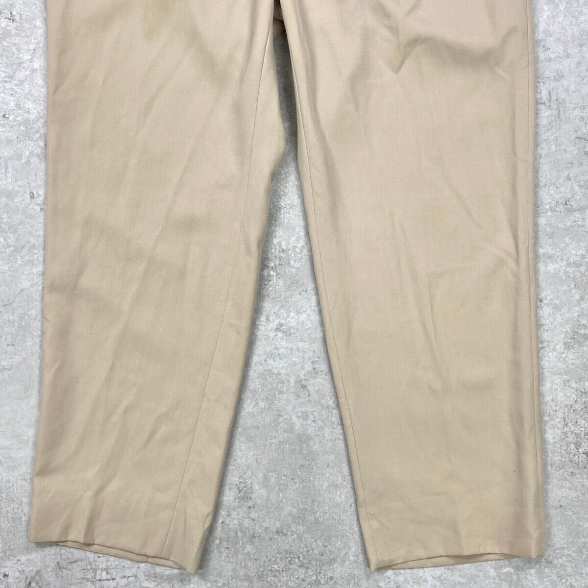 古着 90s Dior ディオール ワイド スラックス パンツ ブラック 極太 