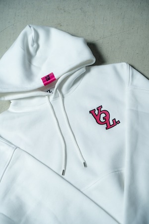 VOL. tag hoodie/White