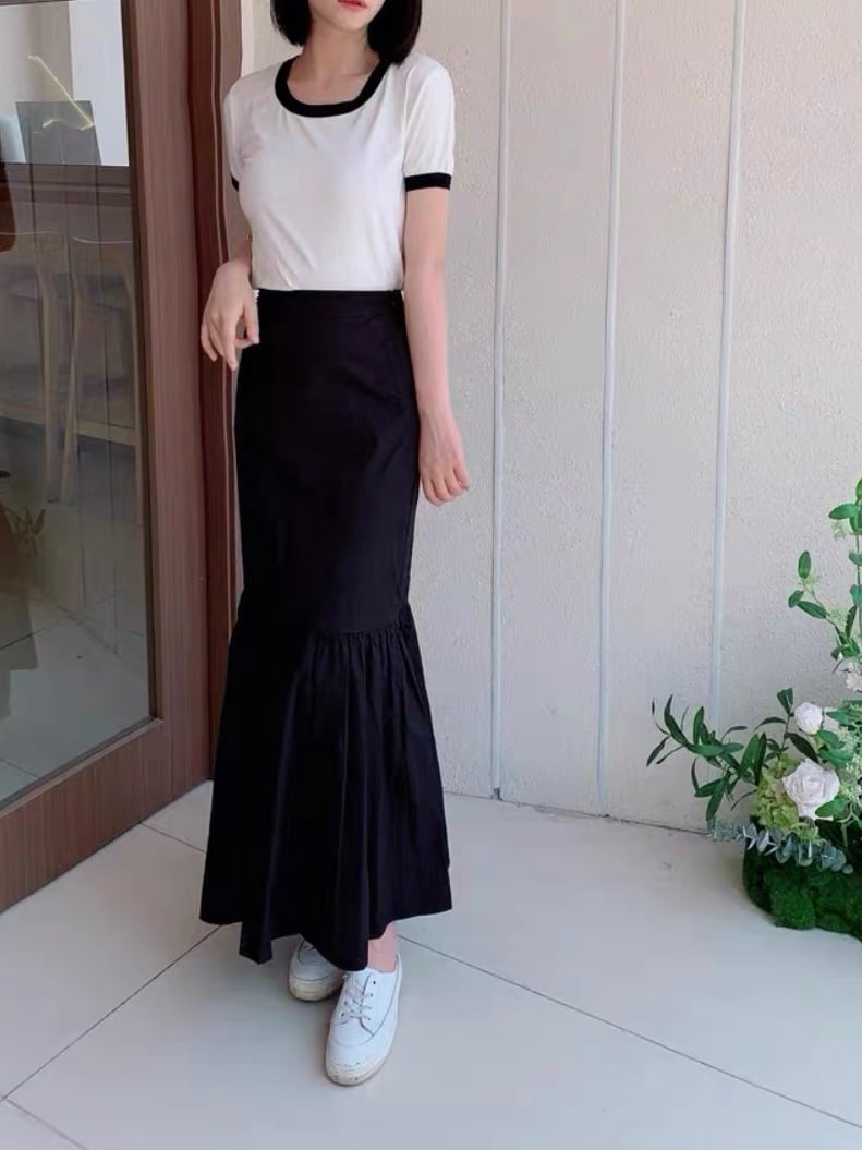 形綺麗です☆】ティアードロングスカート | HOLSOL