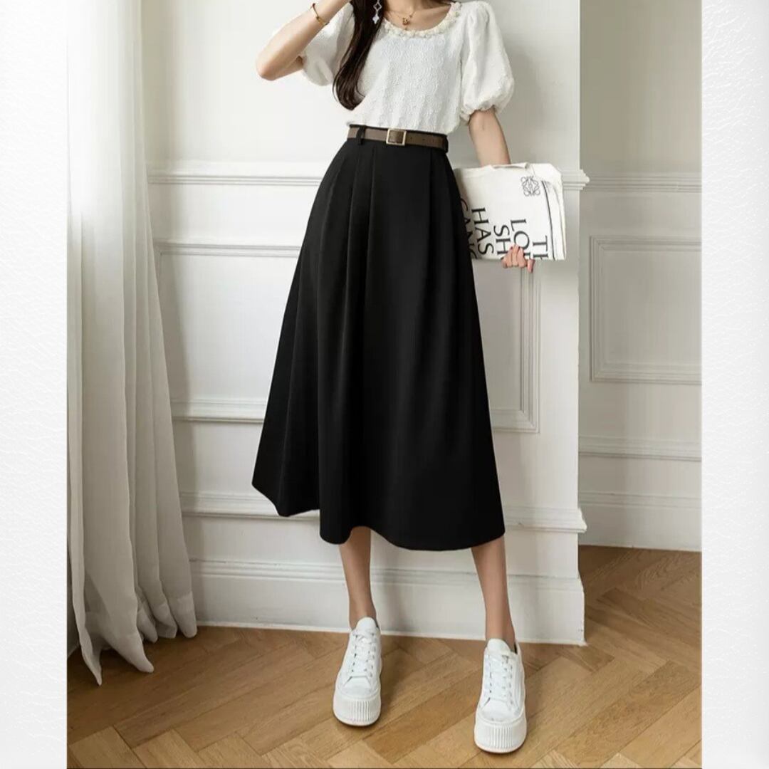 Classical flared skirt for women j001#  Long skirt fashion, Womens skirt,  Skirt fashion