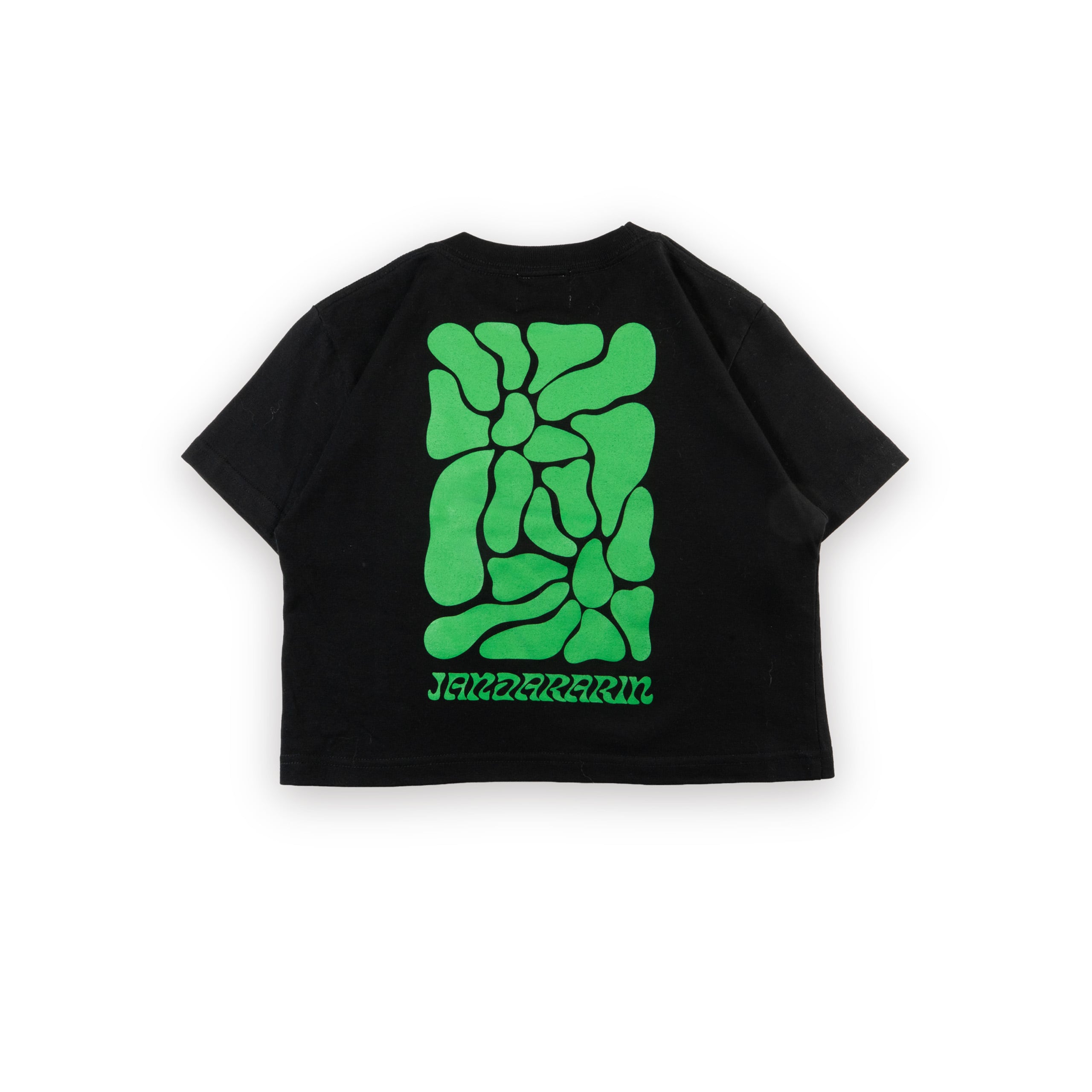 WOMEN'S FLOWER T-shirt（BLACK） | JAN DARA RIN