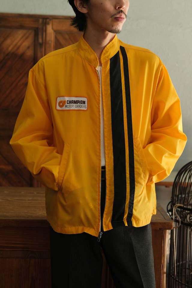 Utah／"Chevrolet Camaro" racing jacket／yellow