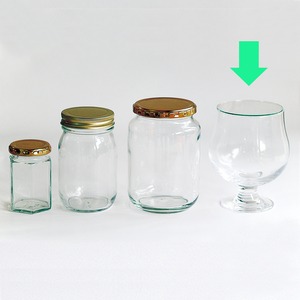 ガラス製品　6-4　グラスふた付き