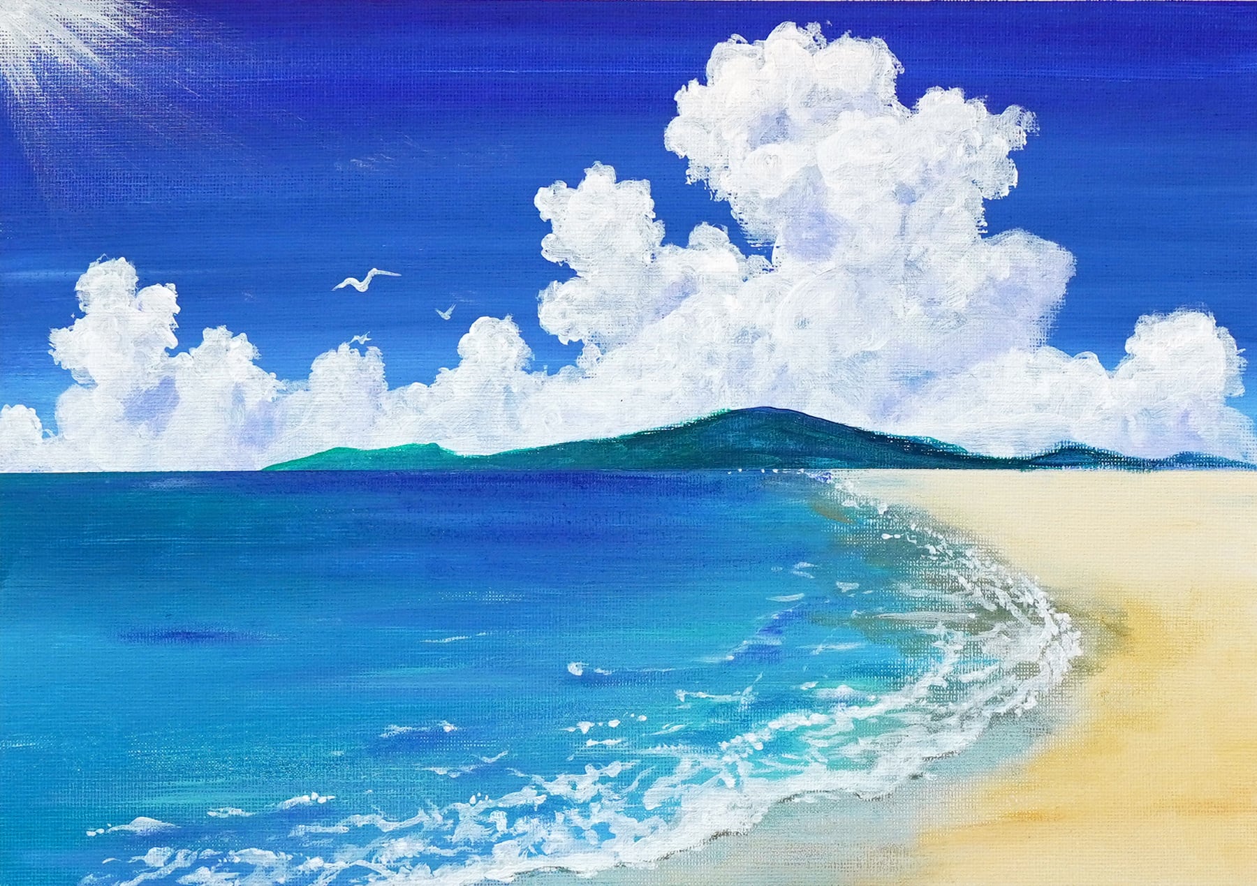 絵画　青空 9a1c9a8685529ffca49118b24ba7c6
