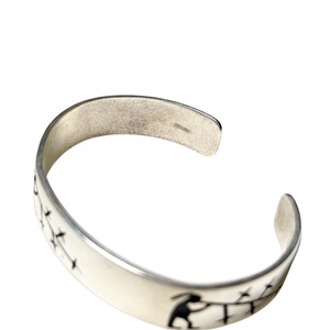 Hopi RICKY COOCHWYTEWA silver bangle “Starblowers”