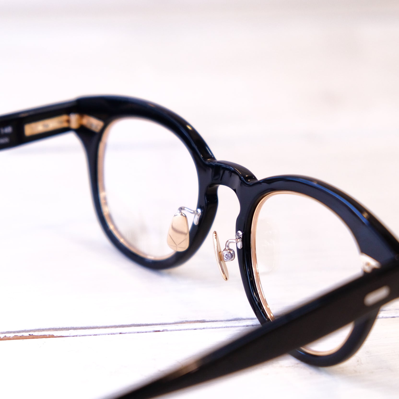 YUICHI TOYAMA ユウイチトヤマ メガネ U-128/BLACK GOLD | livra