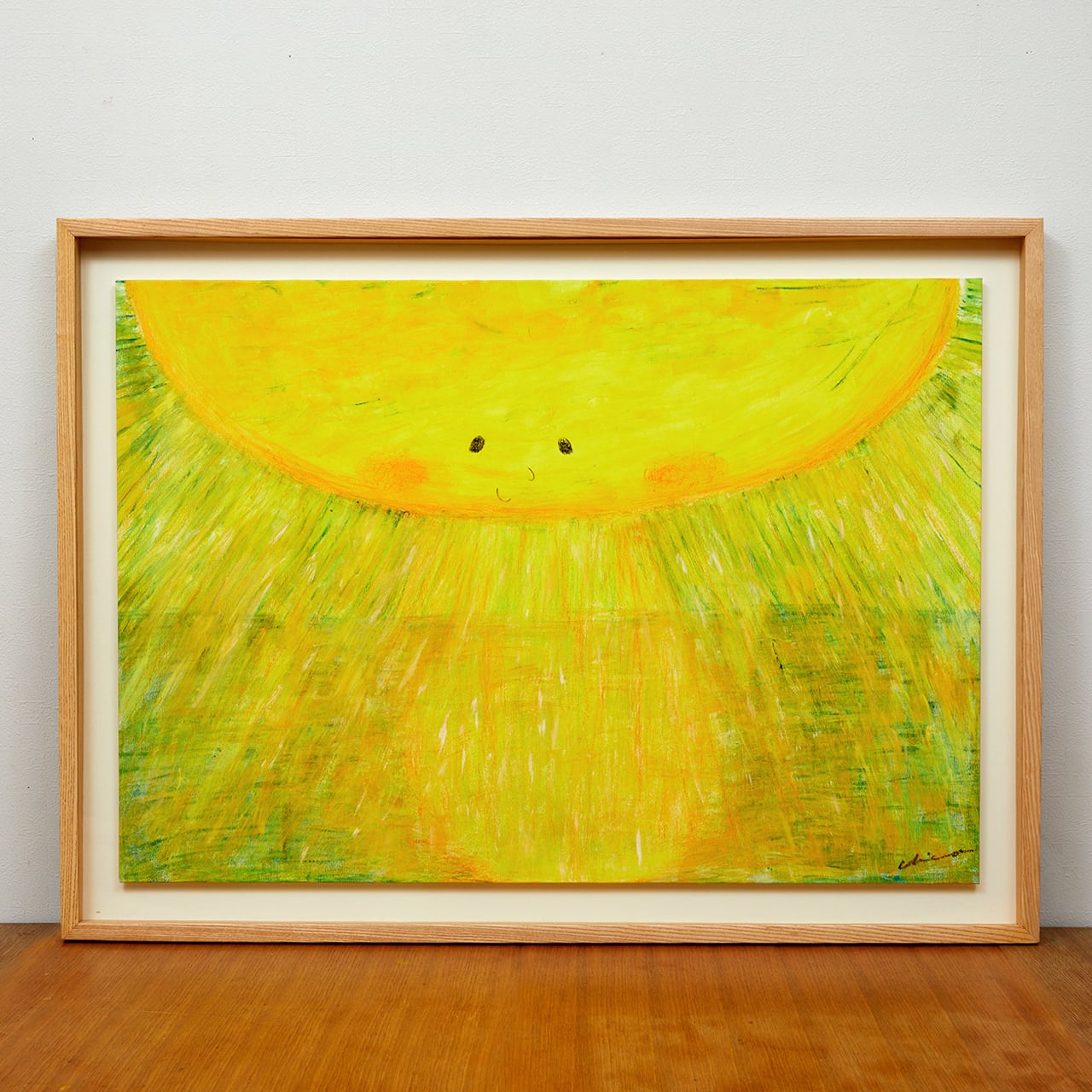 【原画】ヒカリの海に照らされて 930×690mm