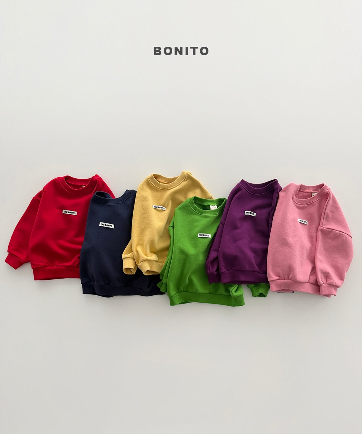 【Jr.size】crayon sweatshirt【BONITO】※9月中旬発送予定