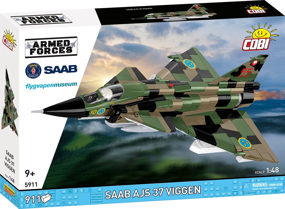 COBI #5911 サーブ 37 ビゲン Saab 37 Vigen