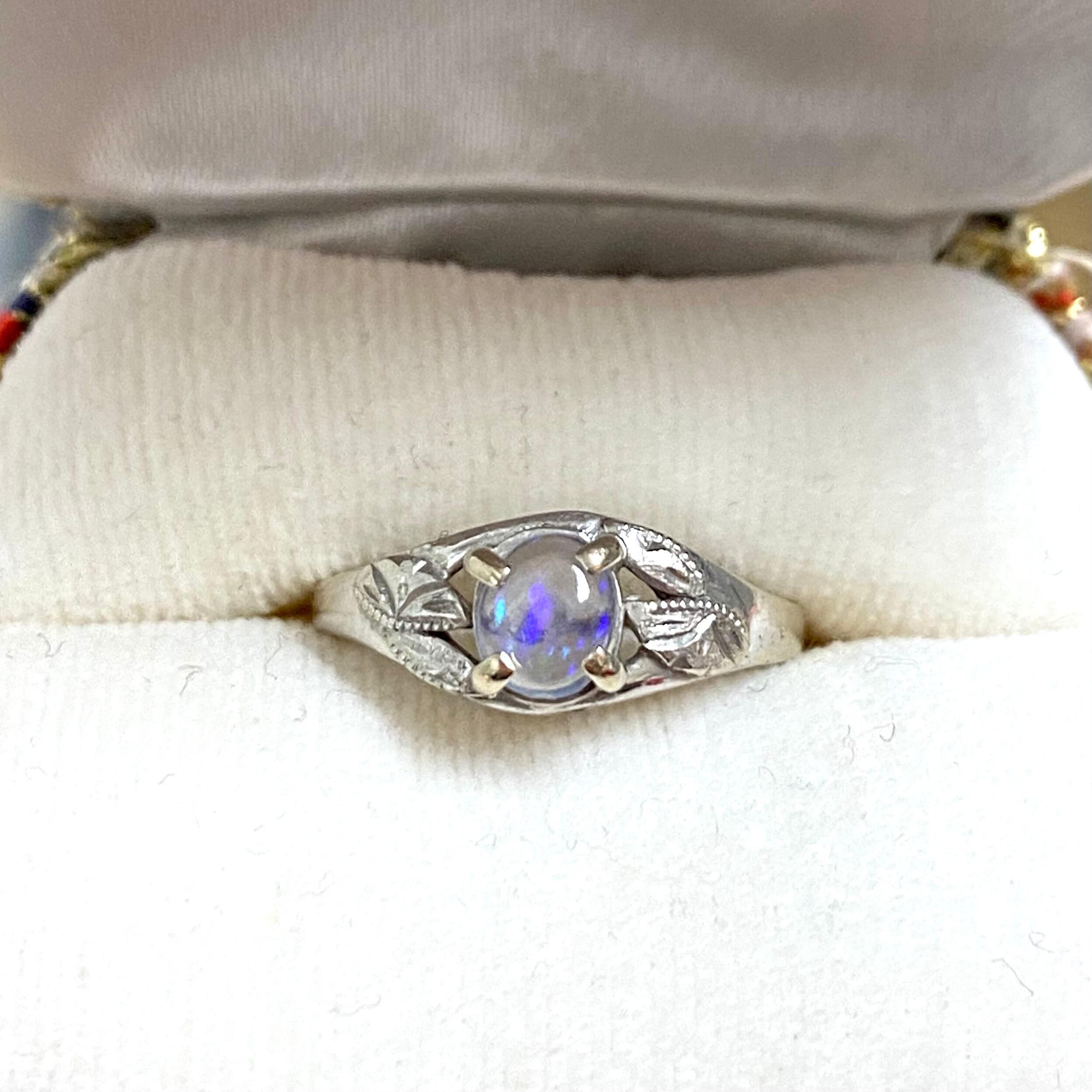 昭和の懐かしい指輪 Japanese Traditional ring k14 ウォーター