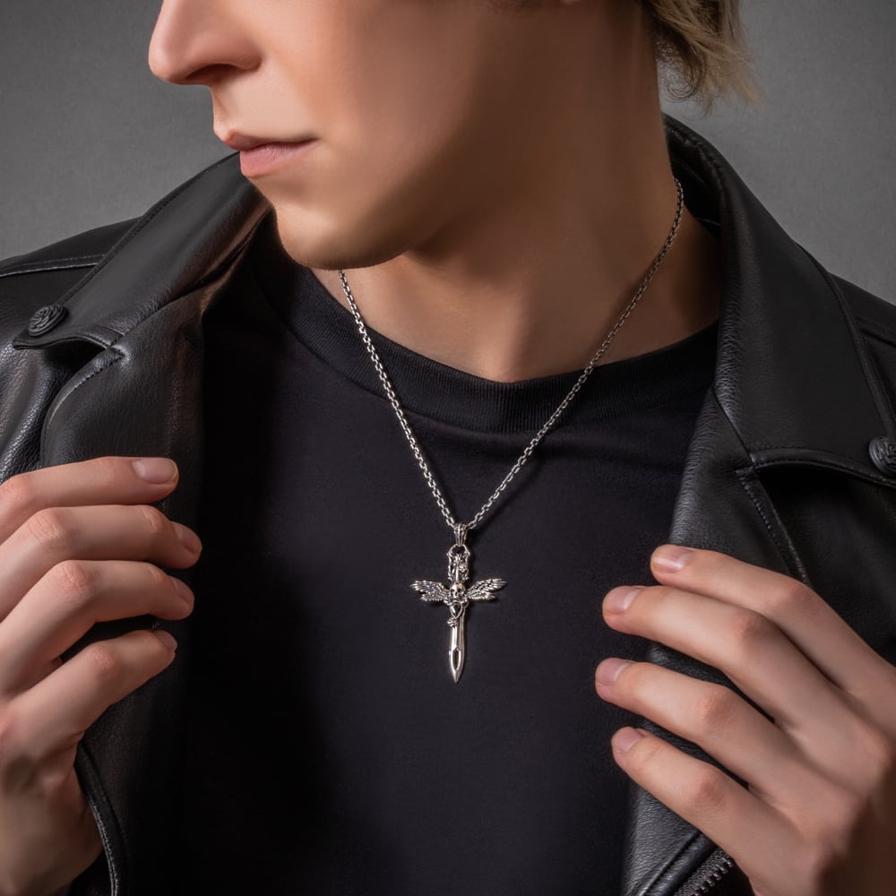 ウイングソードペンダント ACP0360 Wing sword pendant シルバー