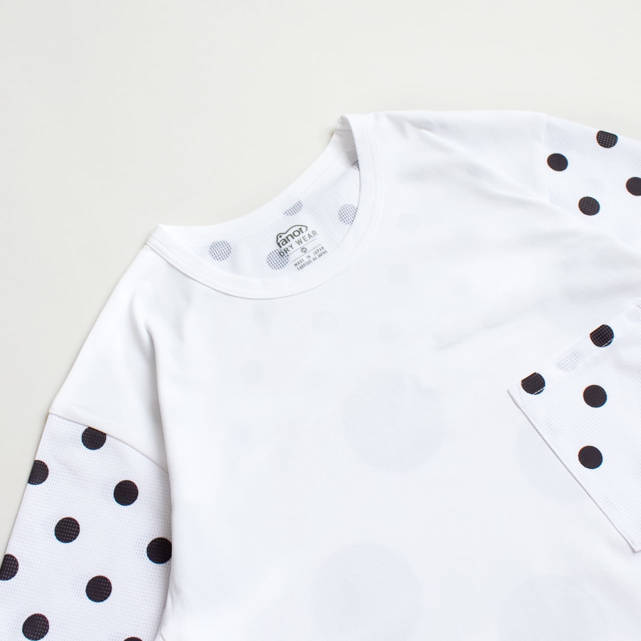ranor（ラナー）DOT CRAZY T-SHIRTS - WHITE×WHITE メンズ・レディース