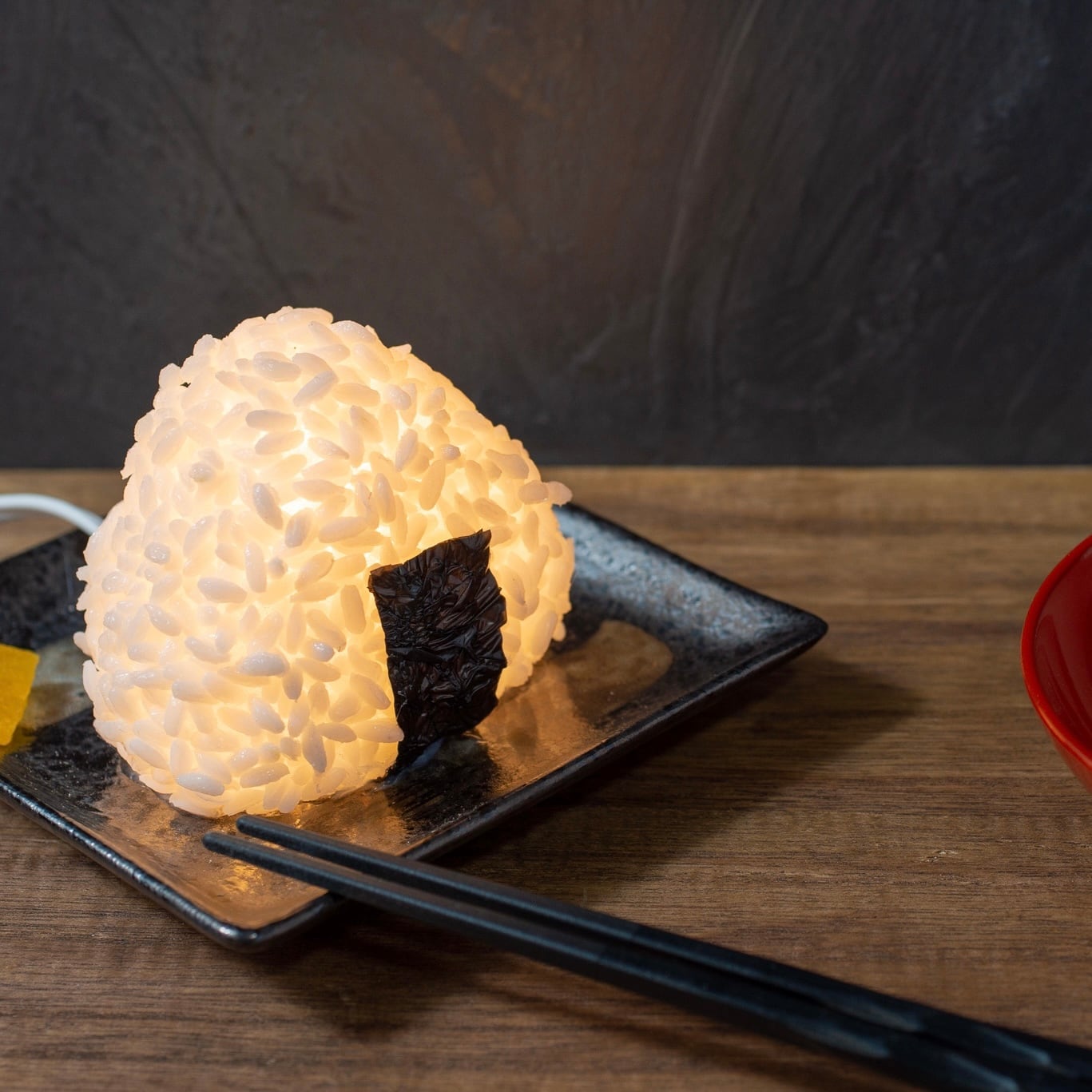 塩おにぎり様向け　希少 デザイン (ポールキンフマ) モザイクアートテーブル おにぎりのランプシェード | kanapei LAB.