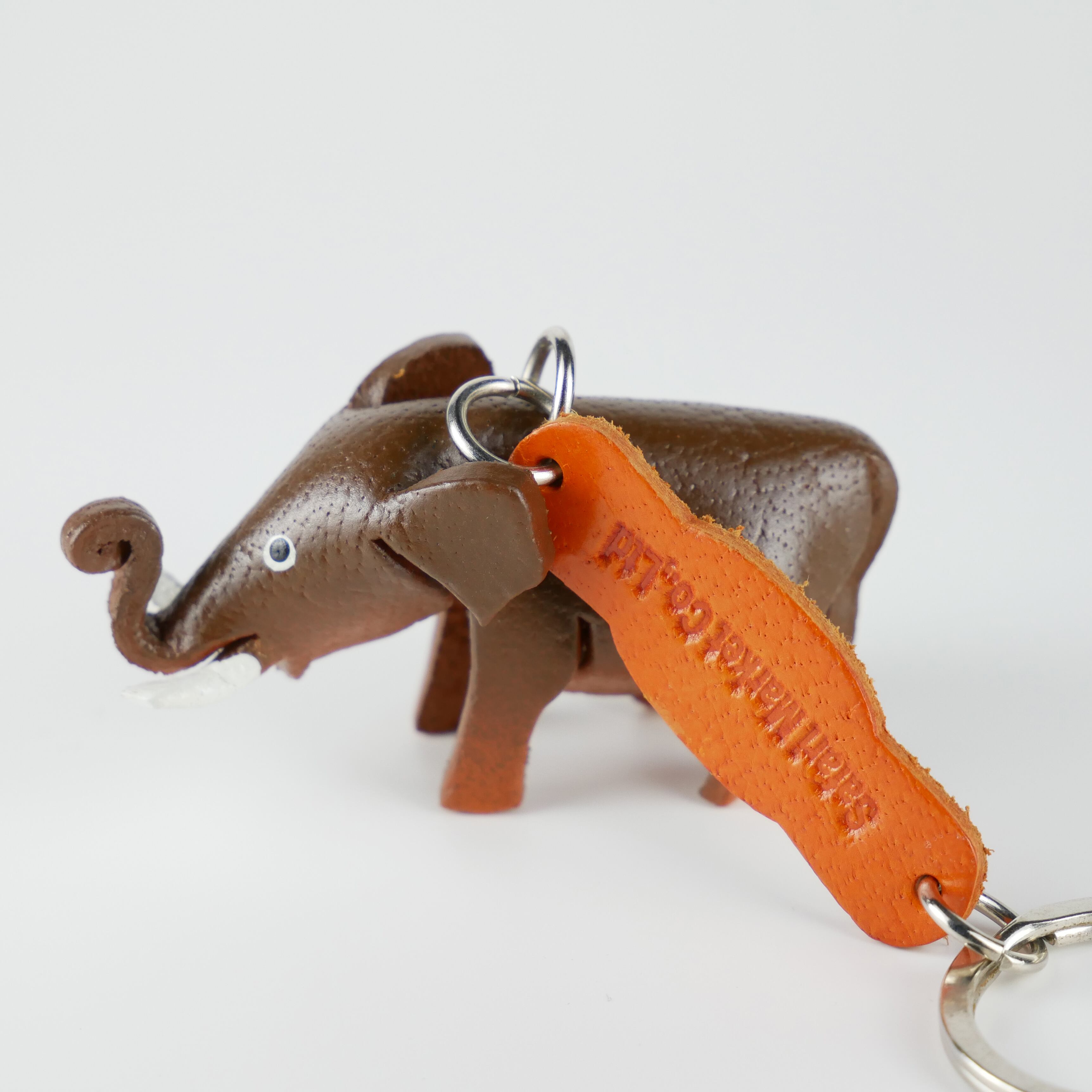 ゾウ レザーキーホルダー | サファリマーケット