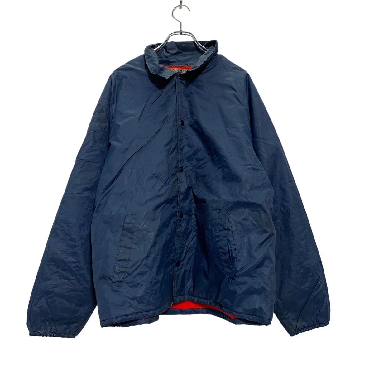 US古着　ナイロンジャケット CHEETAH ナイロンジャケット L ネイビー ブラック ホワイト 古着卸