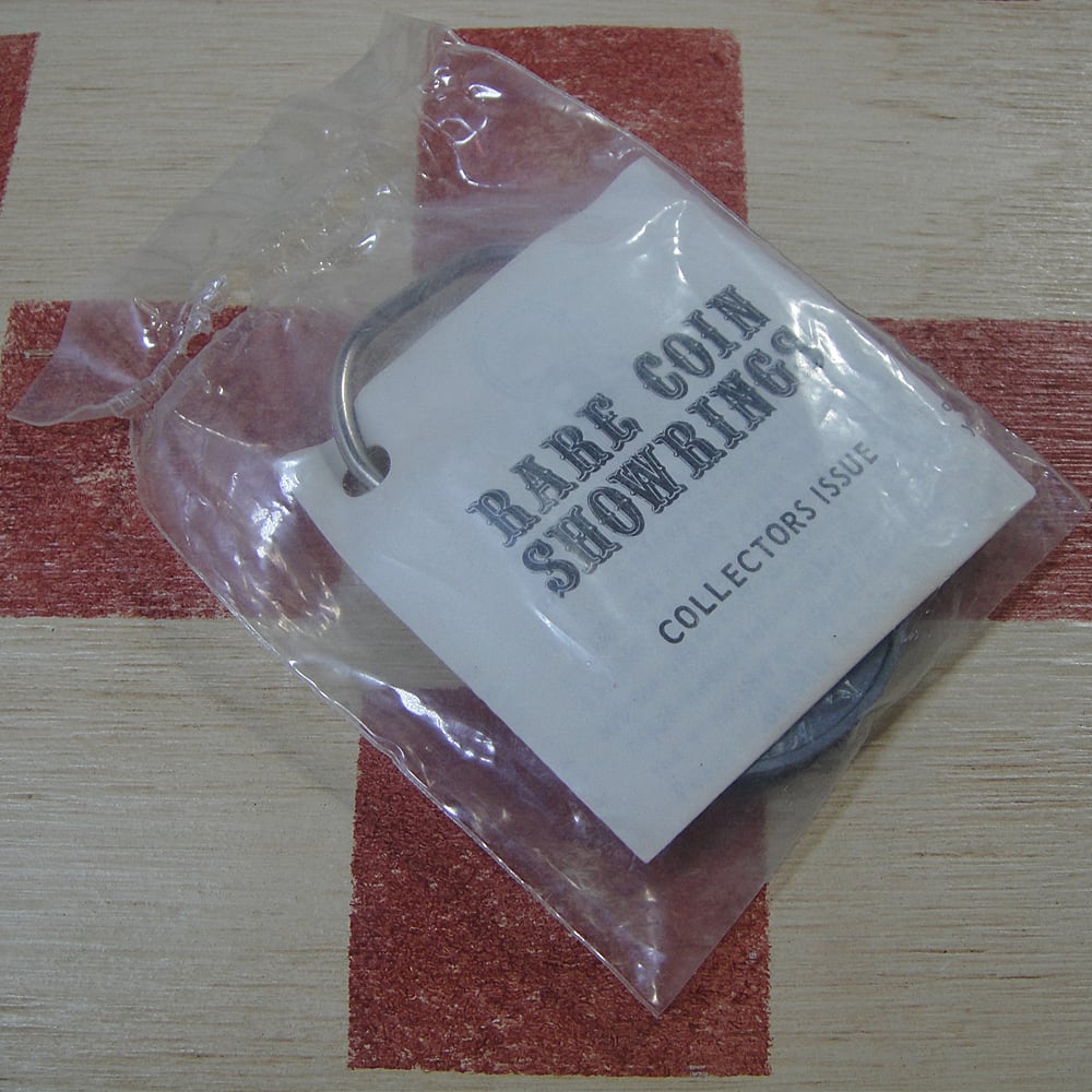 アメリカ RARE COIN SHOWRINGS 銀行ノベルティ ヴィンテージキーリング