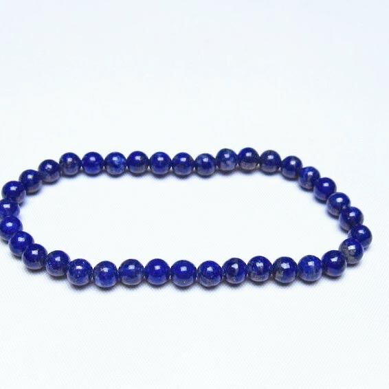 ラピスラズリ ブレスレット 5mm 一点物 メール便可 [M便 1/10] 111-48398