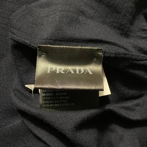 PRADA dark navy hi-gauge sweater