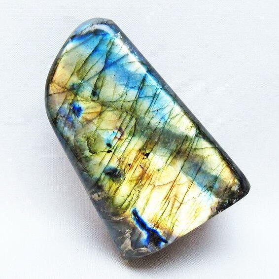 ラブラドライト 原石 一点物 181-4378