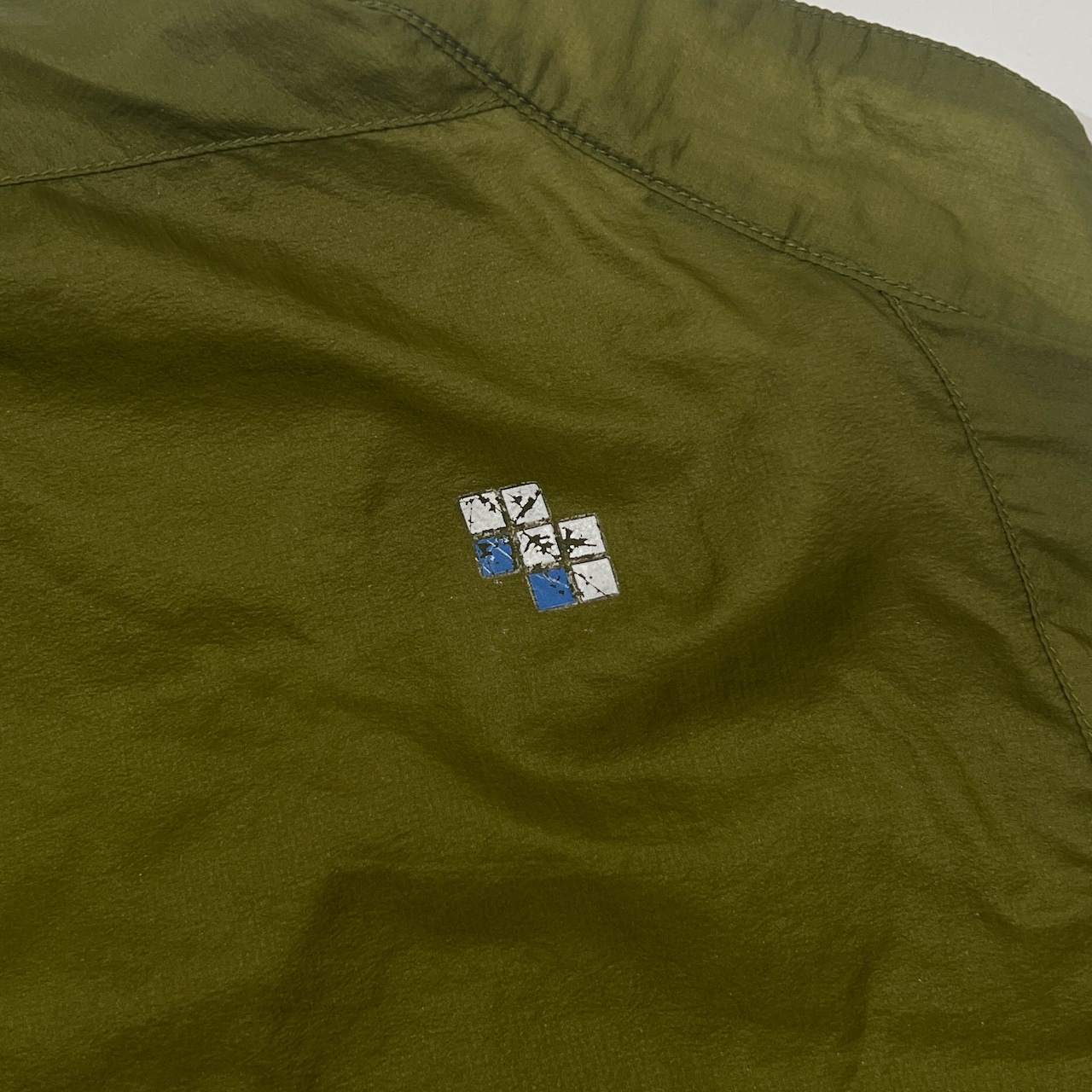 mont-bell モンベル 軽量薄手 ナイロンジャンパー ジャケット S/グリーン系 #1103219