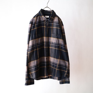 "GAP" check design cotton flannel shirt