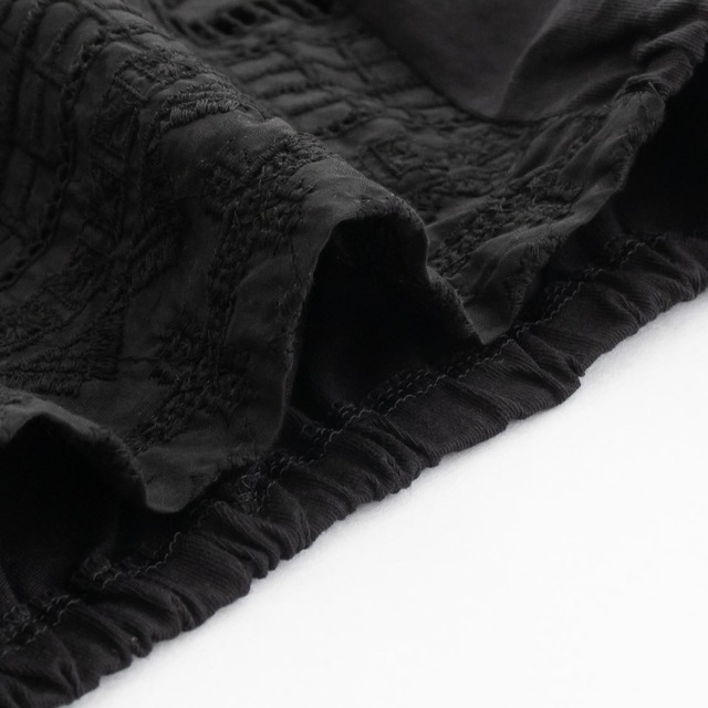 プリット prit 47/2サイロプレミアム天竺×刺&レース切替袖ゴムコクーンプルオーバー(P92354)全2色【レターパックプラス可】