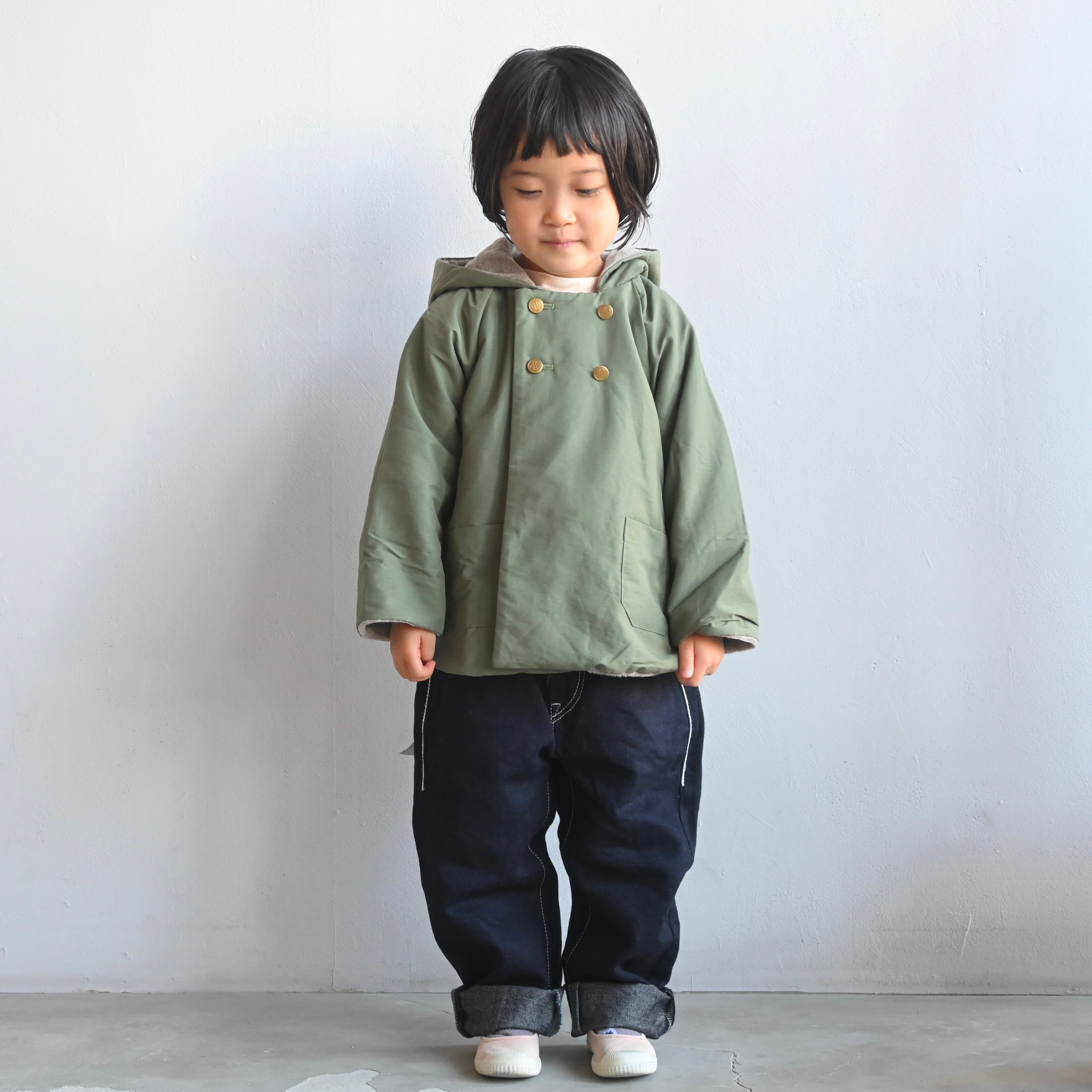eLfinFolk》elf coat / sage green / 90cm | cirkel mote