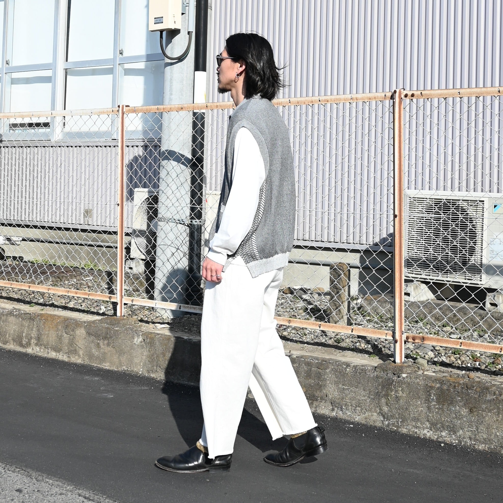 YASHIKI / Kinkai Collar Vest | GANKO