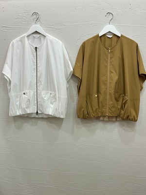 【PASSIONE】裾バルーンナイロンブルゾン