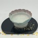 アウトレット品　有田焼　あけぼの花春秋波渕一方切高台向付