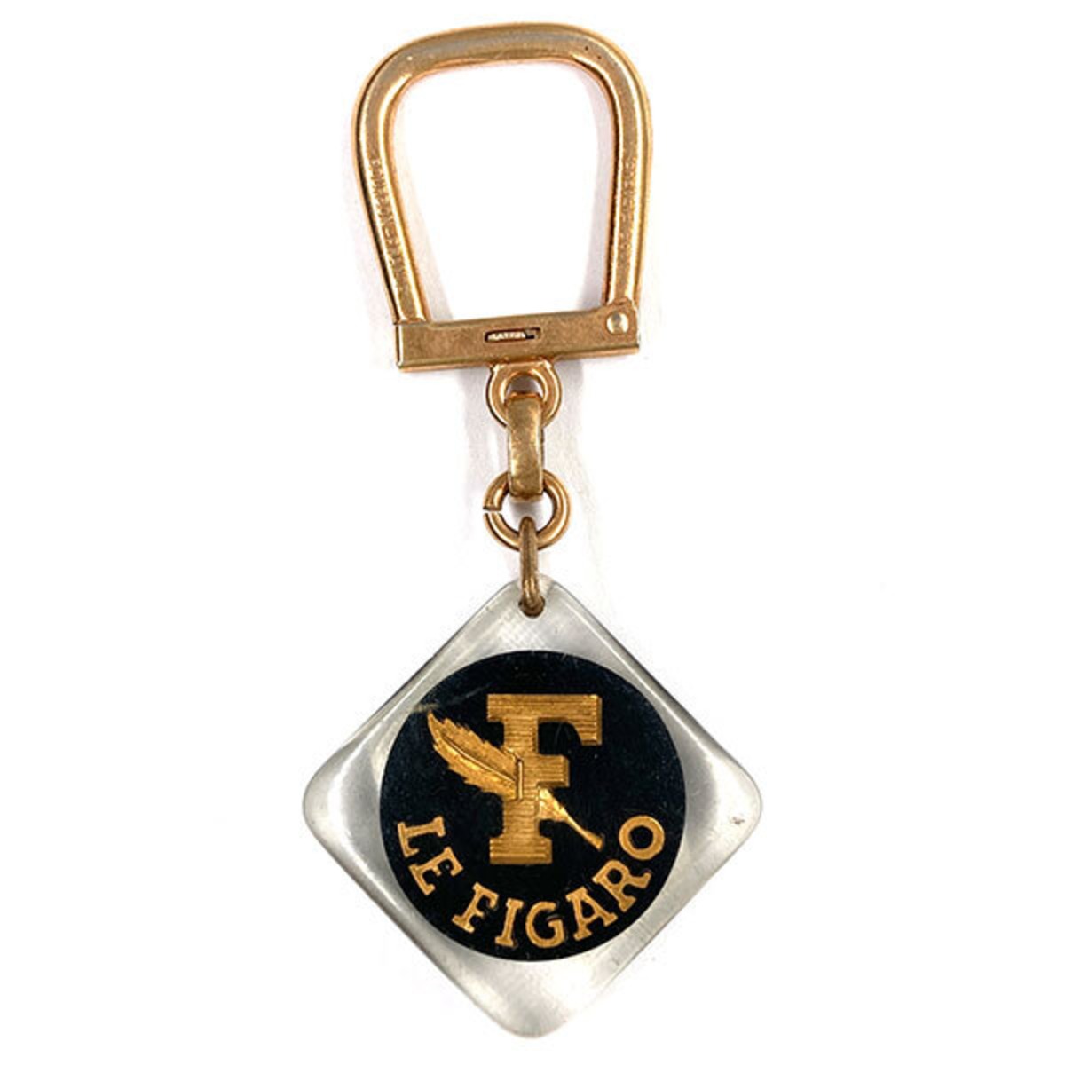ル・フィガロ ブルボン キーホルダー LE FIGARO Bourbon Key Chain Holder Fob 新聞 キーチェーン ...