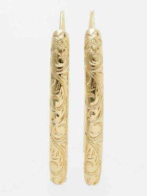 【kahiko/カヒコ】ハワイアンピアス ハワイアンジュエリー風キラジュレピアス ゴールド