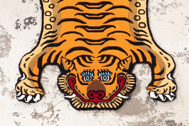 Tibetan Tiger Rug 《Sサイズ•ウール408》チベタンタイガーラグ