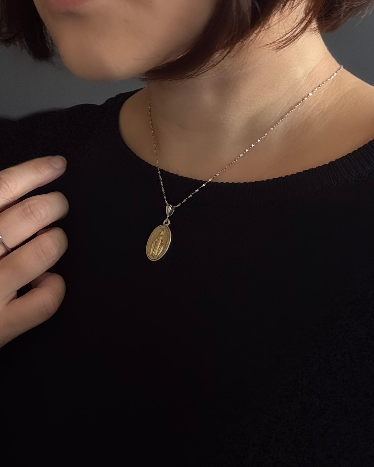 Aube（オーブ）ー フランスヴィンテージ メダイネックレス