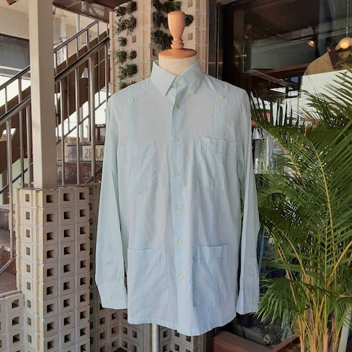90's "VAN HEUSEN" Guayabera shirts / 90年代 "ヴァンヒューゼン" キューバシャツ